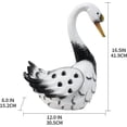 thumbnail image 5 of White Swan Statue Garden Decor for Outside,Bird Garden Statues for Outdoor Decor, Goose Decorative Metal Animal Ornaments Yard Art for Lawn, Patio, Porch, Pool, 5 of 6