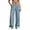 Blue womens pants 01, variant on Dress Pants for Women Solid High Waist with Pockets Business Casual Work Pants Full Length