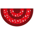 thumbnail image 1 of La bandera del jardín navideño de Fafi es brillante, el color es fino, la artesanía es exquisita, el patrón Navideño es duradero y reutilizable, decora el ambiente festivo, el ventilador navideño, 1 of 5