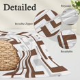thumbnail image 3 of Modern Geometric Brown Body Pillow Cover 20 x 54 Inch Decorative Pillow Cover Abstract Minimalist Artwork Lines Lumbar Pillowcase Seasonal Rectangle Cushion Case for Couch Sofa Bed Living Room, 3 of 9