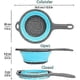 thumbnail image 2 of 2025 Foldable silicone kitchen strainer with handle, save space, 2 of 5