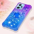 thumbnail image 6 of Slim Fit Phone Case for Redmi Note 12 4G, Bling Shiny Quicksand Effect TPU Bumper Case with Four Corners Heavy Anti-Fall Protection for Redmi Note 12 4G,Purple Blue, 6 of 14