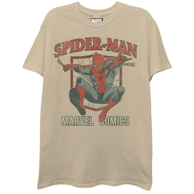 Remera Marvel Spider-Man Balanceándose en Arena para Hombre