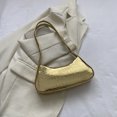 thumbnail image 4 of Bolso de axila para mujer Bolso de mujer informal con patrón de cocodrilo de cuero PU (Oro) Ndcxsfigh Para Estrenar, 4 of 8