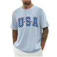 thumbnail image 1 of Birdeem Chemises pour Hommes Imprimé Col Rond Mode Décontractée Manches Courtes Blouses, 1 of 1