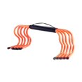 thumbnail image 4 of 5 Piezas Vallas de Entrenamiento Agilidad Atletas Fútbol Baloncesto Vóleibol Material Resistente Portátil Adecuadas para Niños Entrenadores Deportistas Entrenamiento Interior y Exterior 15cm, 4 of 9