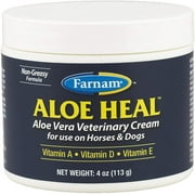 Farnam Medicated Veterinary Cream with Aloe Vera  For Horses, Ponies and Dogs  4 oz