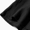 thumbnail image 5 of VBVC Women's Cotton-Linen Sleeveless Tank Top,Ladies Breathable Button Neck Blouse,Loose Fit Summer Pleated Shirt For Women,Black,S-3XL, 5 of 10