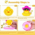thumbnail image 3 of Car Dashboard Decorations Rubber Duck Car Ornaments With Cool Accessories Mini S, 3 of 6