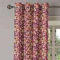 thumbnail image 3 of Ambesonne Grommet Curtain, , 50"x96", Plum Apricot and Beige, 3 of 5