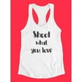 thumbnail image 3 of Shoot What You Love. Tank Women -Image by Shutterstock, Female Large, 3 of 4