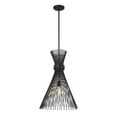 thumbnail image 3 of Longfellow 1-Light Pendant in Matte Black, 3 of 5