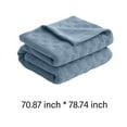 thumbnail image 5 of Djunllk Throw Blanket for Couch - Blue Super Cozy Soft Blanket, Fluffy Throw Blanket All Year Round Home Decor Fuzzy Warm Gifts for Women 70.8" x 78.7", 5 of 9