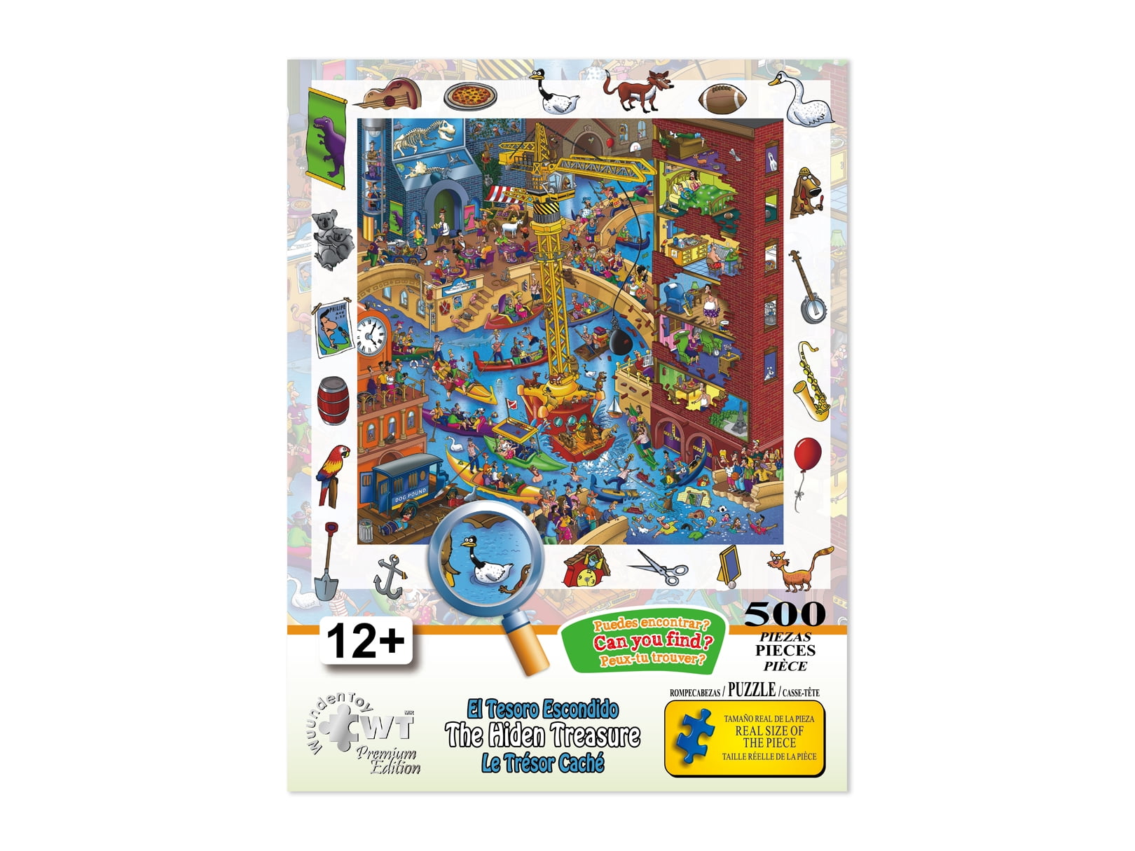 Jigsaw Puzzle "The Hidden Treasure" 500 Pieces Premium Edition by Wuundentoy