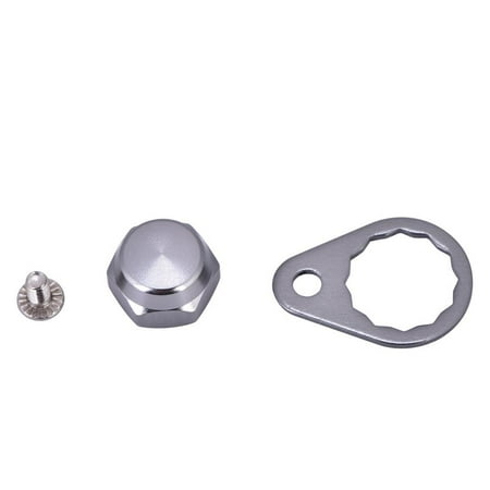 

Fishing Reel Handle Locking Plate Screw Nut Cap DIY Accessory (Gun-color-Left Hand)