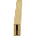 thumbnail image 4 of Ekena Millwork 3"W x 18"D x 18"H Baker Rough Cedar Woodgrain TimberThane Knee Brace, Primed, 4 of 6