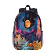 thumbnail image 1 of Easygdp Fantasy Cosmic Landscape Mochila Ligera de 15 Pulgadas para Estudiantes, Mochila Cómoda para la Escuela y Viajes, Correas Ajustables, 1 of 6