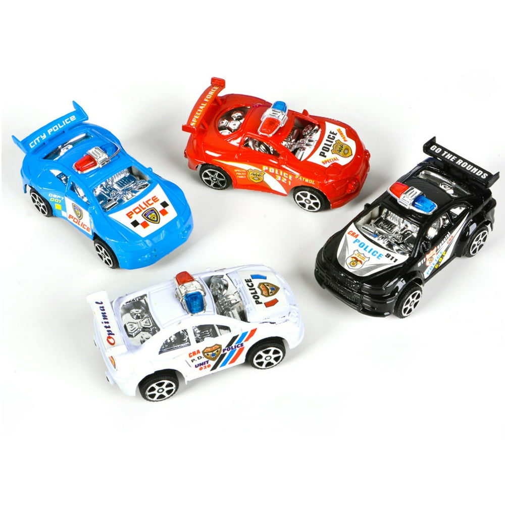 toy police car with policeman