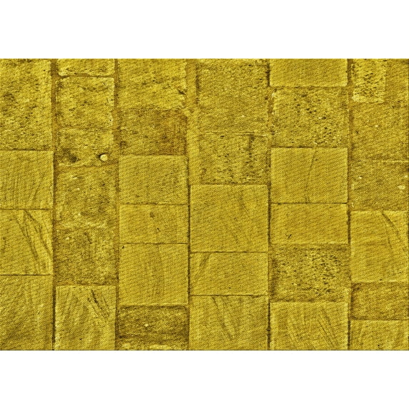 Ahgly Company Indoor Rectangle Patterned Dark Bisque Brown Area Rugs, 3' x 5'