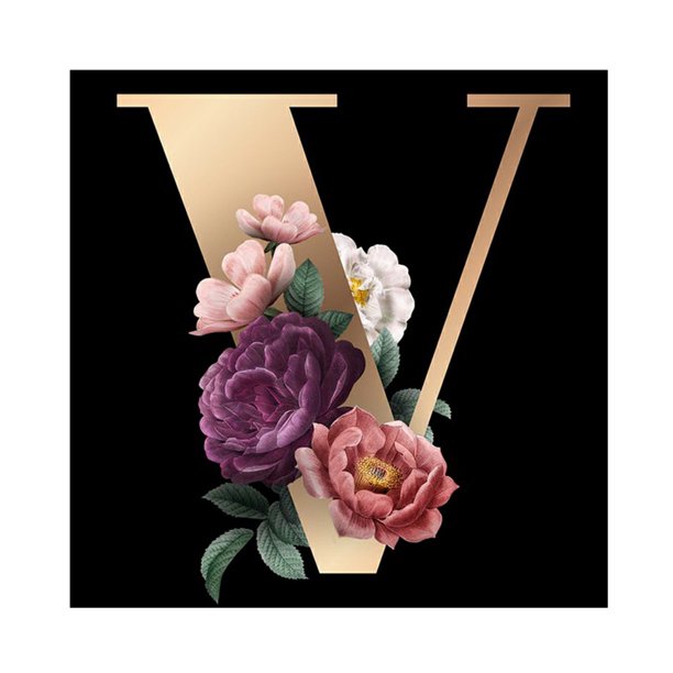 Wdftyju Full Square Drill Poster 5D DIY Diamante Pintura flor alfabeto Kit Craft Wdftyju 6ql6sm2gh4xn0gl8D17