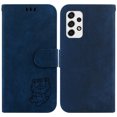 thumbnail image 2 of Compatible avec Samsung Galaxy A73 5G Embossé Mignon Tiger Étui Portefeuille à Rabat Porte-Cartes Étui, 2 of 5
