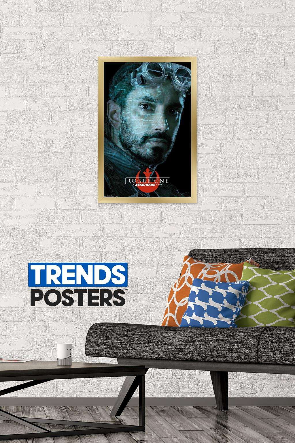 Star Wars: Rogue One - Bodhi Wall Poster, 14.725" x 22.375", Framed