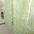 thumbnail image 2 of EIMELI Leaf Type Tulle Voile Door Window Curtain Drape Panel Sheer Scarf Valance Yellow, 2 of 4
