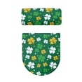 thumbnail image 6 of KUIFORTI St.patricks Day Toilet Seat Cover Washable Toilet Lid Cover Green Leaf Toilet Cover Dust Cover St.patrick's Day Decorations, 6 of 6