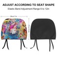 thumbnail image 2 of Harley Quinn Poster Film Car Headrest Cover 2 Pcs Vehicles Seat Pillow Cover Protector Accessories Decor Auto Front/Rear Seats Head Rest Cover 2 Pcs Universal Fit Most Cars Sedan SUV Van, 2 of 7