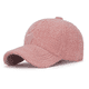 thumbnail image 1 of Gorra de béisbol de lana de cordero artificial Gorra de hip hop cálida de invierno con forro polar resistente a los arañazos, 1 of 5