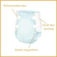 thumbnail image 4 of McKesson Classic Briefs, Incontinence, Light Absorbency, Large, 18 Count, 1 Pack, 4 of 11