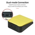 thumbnail image 4 of Graflsoa Interrupteur à Pédale Double Mode USB & Bluetooth FS2017BT1 - Contrôle Mécanique Personnalisable avec Construction ABS, Batterie 230mAh, Design Compact (Jaune/noir), 4 of 6