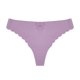 thumbnail image 1 of Gibobby Calzones para mujer sexy Ropa interior de seda helada para mujer, cintura , Tanga Sexy sin costuras, pantalones huecos de Color sólido(Morado,M), 1 of 2