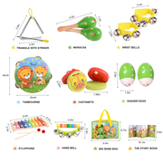 OATHX Baby Music Toys Child Educational Wooden Montessori Musical Instruments for Kids Birthday Toddler Toy