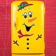 thumbnail image 4 of Fiudx Ofertas del día Pegatina magnética para frigorífico con expresión de muñeco de nieve navideño, decoración navideña, pegatina de pared para puerta de garaje DIY, 4 of 5