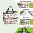 thumbnail image 4 of Garden Tool Bag,Saint Bernard Dog Breed and Flower Floral Garden Tool Organizer,Garden Gifts,Waterproof Multi-Pocket Garden Tool Storage 11.8x5.5x11.4 Inch(Tools NOT Included), 4 of 6