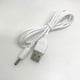thumbnail image 3 of Cable de alimentación de 10 piezas con conector USB tipo A blanco CC 3,5 mm x 1,35 mm, 3 of 5