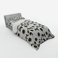 thumbnail image 3 of Ambesonne Flower Bedding Set 4 Pcs, Floral Pastel Soft, Queen, Pale Pink White Black, 3 of 3