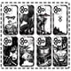 thumbnail image 2 of Funda de teléfono Berserk Guts para iPhone, carcasa transparente de Anime de sangre caliente para iPhone 16, 15, 14, 13, 12, 11, Mini Pro Max, X, XR, XSMax, 7, 8 Plus, SE20, nueva, 2 of 5