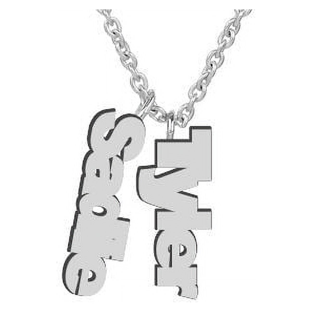Personalized Mother's Vertical Three-Name Necklace