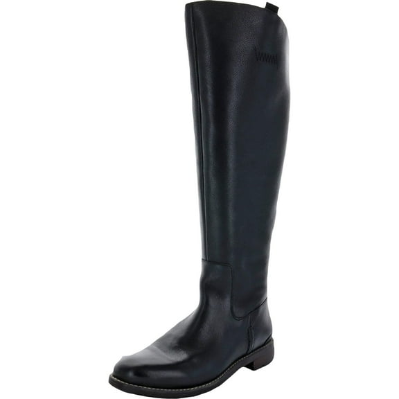 Franco Sarto Women's Meyer Knee High Boot Black Leather 6W
