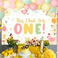 thumbnail image 3 of 81Pcs Chicken Themed 1st Birthday Party Decorations This Chick Is One Backdrop Cute Chick Hen Photography Background Balloon Garland Arch Kit for Boys Girls Farm Themed 1st Birthday Party Supplies, 3 of 7