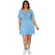 thumbnail image 5 of Vestido con realce de silueta Roman Fashion modelo 4279 Azul Talla Extra 38, 5 of 6