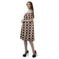 thumbnail image 3 of Moomaya Poly Crepe Summer Outfits Printed Womens Fluter Sleeve Dress Casual Wear, 3 of 6