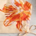 thumbnail image 5 of Tfken Girls Teen Swimsuit Set Outfits Summer Swim Beach 2 Piece Swimming Bikini Vest With Trunks Set Swimwear Sleeveless Floral Print Kids Comfortable Bathing Suits Size 9-10 Years Orange, 5 of 9