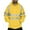 Yellow, variant on QUNYINEY Fleece Mens Jackets Orange Long Zip Up Reflective Striped Sweatshirts Loose with Pocket Hooded Drawstring Long Sleeve Outerwear Jackets