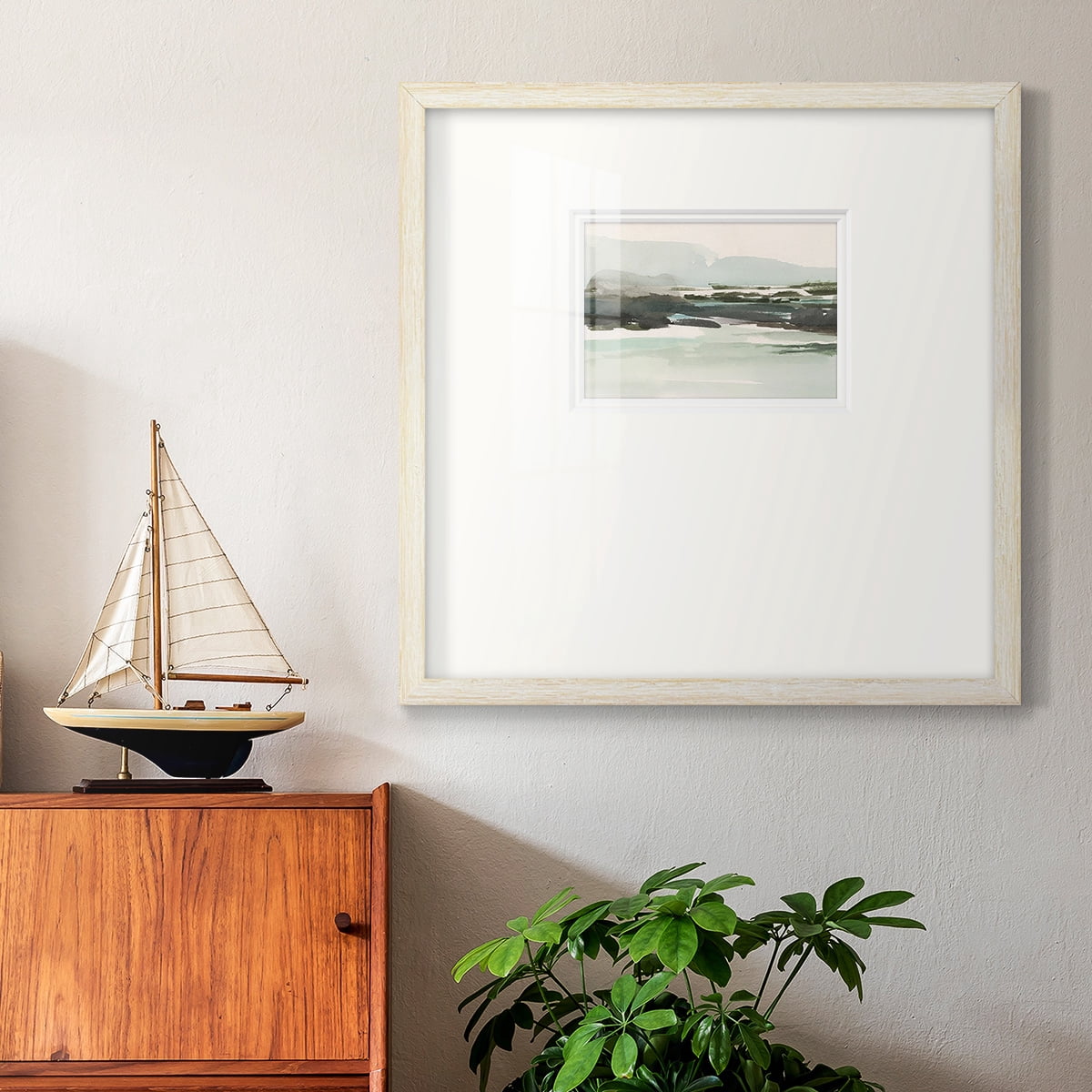Turquoise Marsh IPremium Framed Print