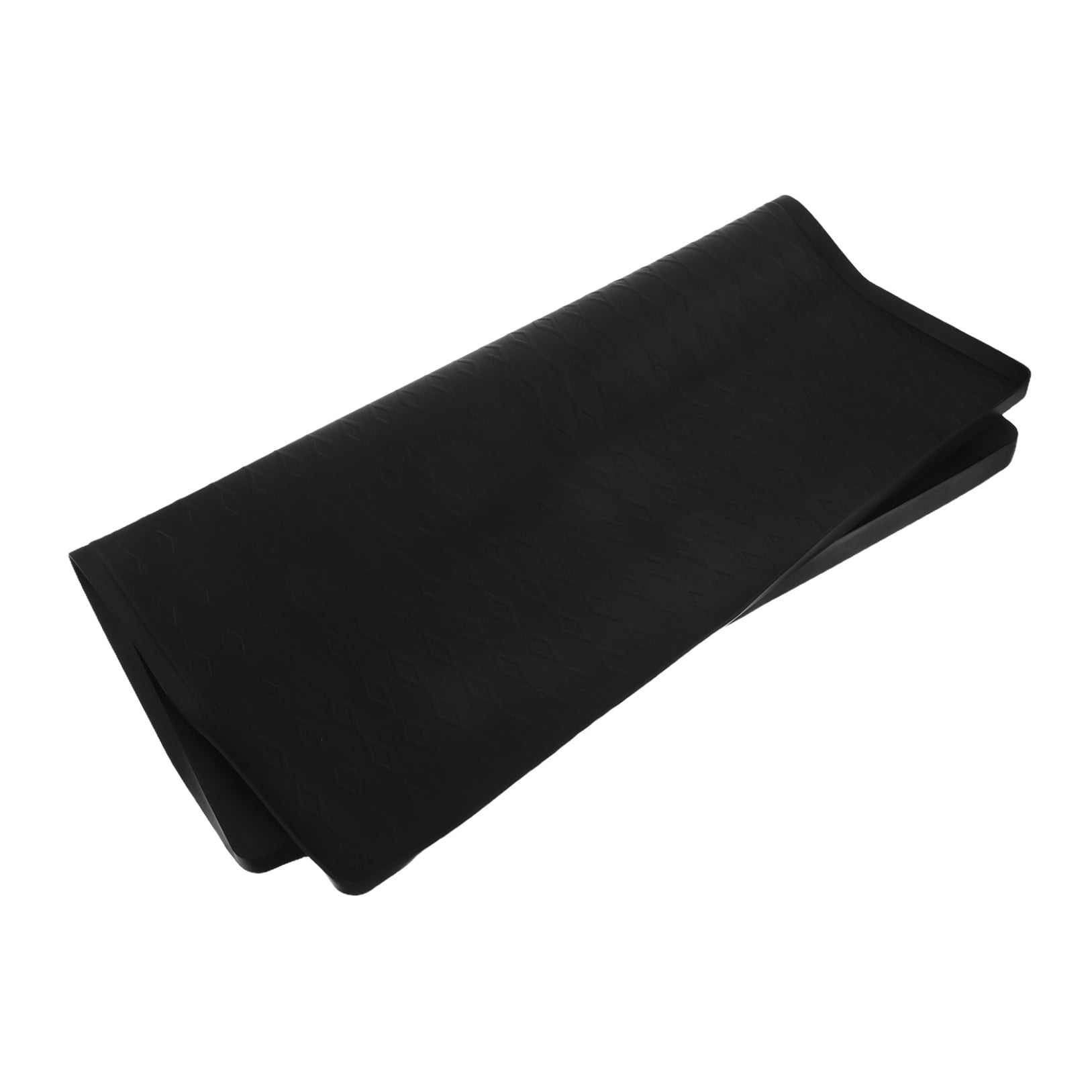 ETHZZLE Nonslip Silicone Protective Mat for Washer and Dryer, Black Laundry Room Floor Mat, and Water Resistant