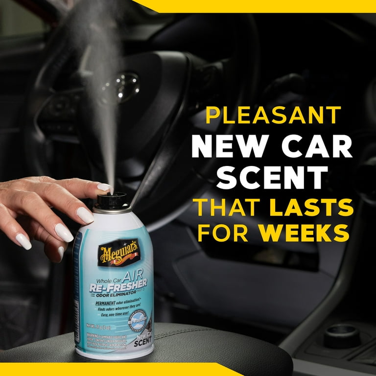 pack) Meguiar's Whole Car Air Re-Fresher Odor Eliminator Mist