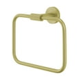 thumbnail image 3 of Swiss Madison SM-TR00BG Avallon 7" Wall Mounted Towel Ring - Gold, 3 of 4